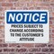 Signmission Prices Subject To Change According To The, 10 in W x Rectangle, Plastic OS-2PACK-NS-P-710-L-17799 - alternate 7